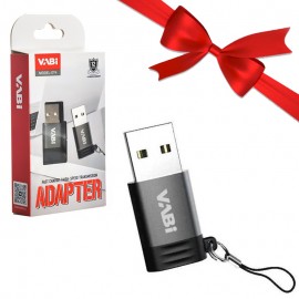 بسته 1+10 تبدیل Type-C To USB-A OTG وابی (VABi) مدل OT4 (یک عدد هدیه)