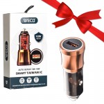 بسته 1+10 شارژر فندکی 18 وات وکو (WECO) مدل WE-24 (یک عدد هدیه)