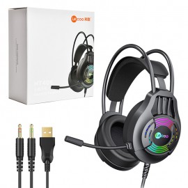 هدست گیمینگ سیم دار لکو (Lecoo) اورجینال مدل HT406 USB+3.5