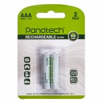 باتری نیم قلمی شارژی پاناتک (Panatech) مدل Ni-MH Rechargeable HR03 AAA 900mAH (کارتی 2 تایی)