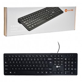 کیبورد سیم دار لکو (Lecoo) اورجینال مدل KB102