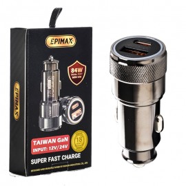 شارژر فندکی 84 وات دو پورت اپیمکس (EPIMAX) مدل EPIMAX-159