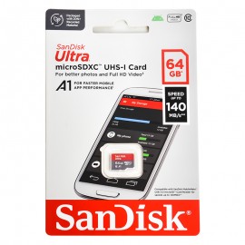 رم موبایل سن دیسک (SanDisk) مدل 64GB Ultra 140MB/S گارانتی M.I.T