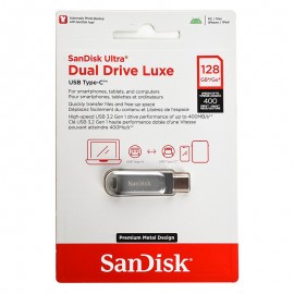 فلش سن دیسک (SanDisk) مدل 128GB Dual Drive Luxe USB3.2 Type-C گارانتی M.I.T