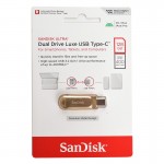 فلش سن دیسک (SanDisk) مدل 128GB Dual Drive Luxe USB3.2 Type-C گارانتی سورین