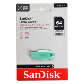 فلش سن دیسک (SanDisk) مدل 64GB USB3.2 Ultra Curve گارانتی سورین