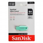 فلش سن دیسک (SanDisk) مدل 64GB USB3.2 Ultra Curve