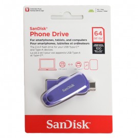 فلش سن دیسک (SanDisk) مدل 64GB USB3.2 Phone Drive گارانتی سورین