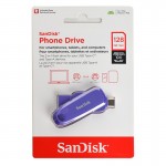 فلش سن دیسک (SanDisk) مدل 128GB USB3.2 Phone Drive گارانتی سورین