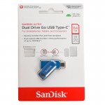 فلش سن دیسک (SanDisk) مدل 64GB Dual Drive Go USB3.2 Type-C گارانتی سورین سرعت 150MB/S