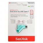 فلش سن دیسک (SanDisk) مدل 64GB Dual Drive Go USB3.2 Type-C گارانتی سورین سرعت 150MB/S