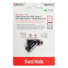 فلش سن دیسک (SanDisk) مدل 64GB Dual Drive Go USB 3.2 Type-C گارانتی M.I.T