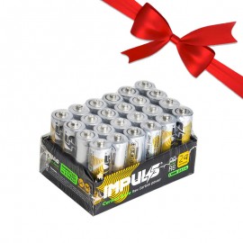 بسته 1+10 باتری قلمی ایمپالس (IMPULS) مدل R6 1.5V AA Carbon Base (بسته 24 تایی) (یک عدد هدیه)