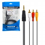 کابل 1 به 3 صدا و تصویر (3.5/3RCA) مینی اسکای (MiniSky) طول 1.5 متر
