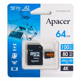 رم موبایل و دوربین اپیسر (Apacer) مدل 64GB AP64GMCSX10U8-R 100MB/s خشاب دار
