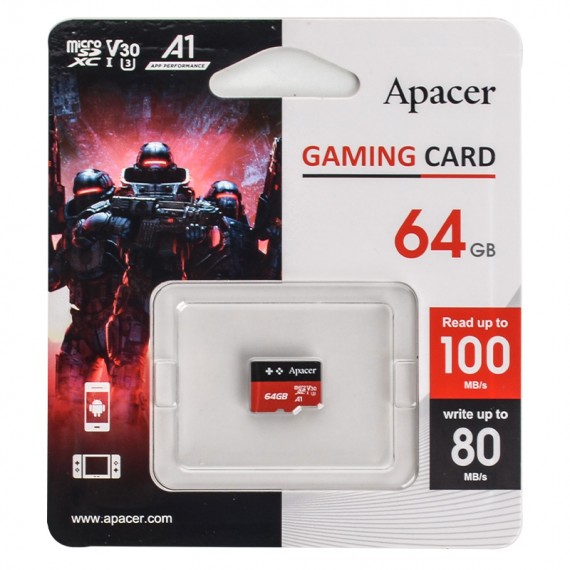 رم موبایل گیمینگ اپیسر (Apacer) مدل 64GB AP64GMCSX10U7-RAGC 100MB/s