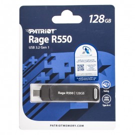 فلش دوسر (Type-c & Type-A) پاتریوت (PATRIOT) مدل 128GB USB3.2 Rage R550