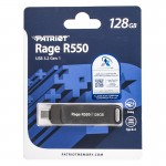 فلش دوسر (Type-c & Type-A) پاتریوت (PATRIOT) مدل 128GB USB3.2 Rage R550
