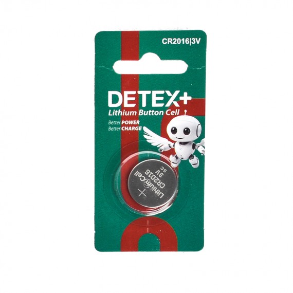 باتری سکه ای دیتکس پلاس (+DETEX) مدل 3V CR2016