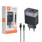 شارژر دیواری 20 وات + کابل اندروید تکنیکس (TECNIX) مدل CHR-094-M