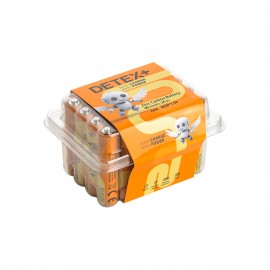 باتری نیم قلمی دیتکس پلاس (+DETEX) مدل Zinc Carbon 1.5V R03P AAA (بسته 24 عددی)