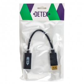 کابل تبدیل DisplayPort To HDMI دیتکس پلاس (+DETEX) طول 20 سانتیمتر