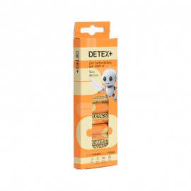 باتری نیم قلمی دیتکس پلاس (+DETEX) مدل Zinc Carbon 1.5V R03P AAA (بسته 12 عددی)