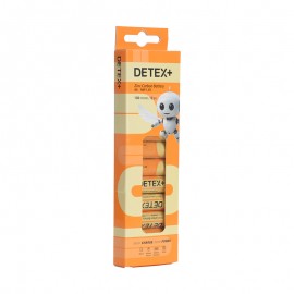 باتری قلمی دیتکس پلاس (+DETEX) مدل Zinc Carbon 1.5V R6P AA (بسته 12 عددی)