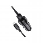 شارژر فندکی 18 وات + کابل اندروید (MicroUSB) کاکوسیگا (KAKUSIGA) مدل KSC-1052