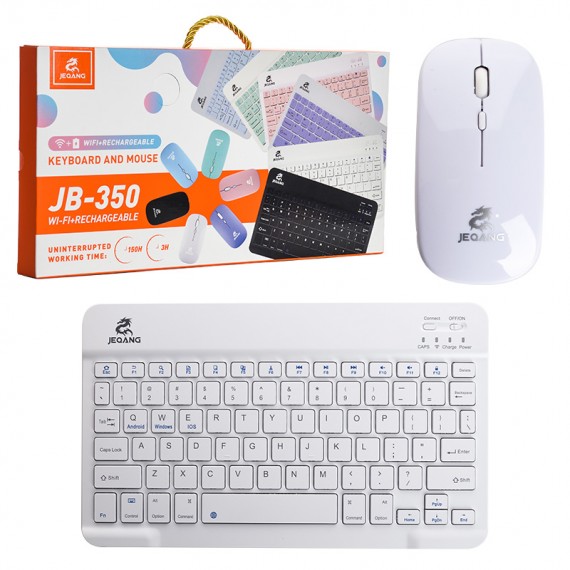 مینی کیبورد و موس بی سیم جی کنگ (JEQANG) مدل JB-350