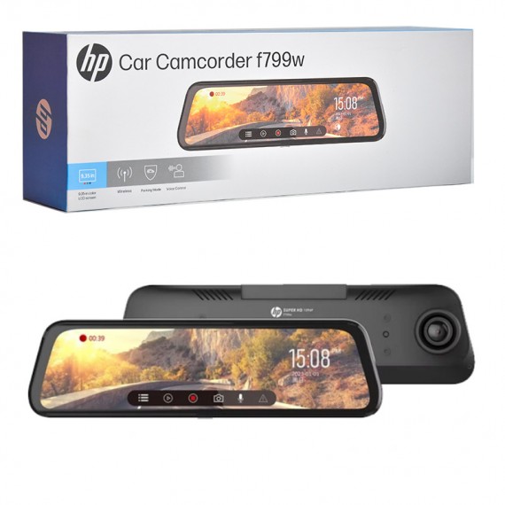 دوربین خودرو جلو / عقب طرح آینه اچ پی (hp) اورجینال مدل F799w