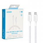 کابل تایپ سی به تایپ سی (Type-C To Type-C) انکر (ANKER) طول 1.8 متر مدل A81F6P گارانتی شرکتی
