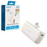مینی پاوربانک انکر (ANKER) مدل A1653 Built-in ظرفیت 5000mAh گارانتی شرکتی