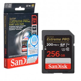 رم دوربین (SDXC) سن دیسک (SanDisk) مدل 256GB Extreme Pro 200MB/S گارانتی سازگار
