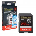 رم دوربین (SDXC) سن دیسک (SanDisk) مدل 256GB Extreme Pro 200MB/S گارانتی سازگار