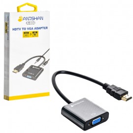 کابل تبدیل HDMI TO VGA اندشان (ANDSHAN) مدل A-804