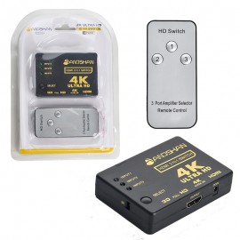 سوئیچ 1*3 پورت HDMI ریموت دار اندشان (ANDSHAN) مدل A-822