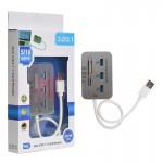 هاب 3 پورت + رم ریدر کی لینک (KLINK) مدل K-8210