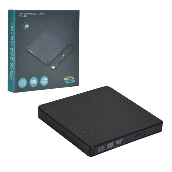 دی وی دی رایتر اکسترنال USB3.0 Type-C کی لینک (KLINK) مدل K-8215