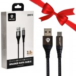 بسته 1+10 کابل اندروید (MicroUSB) لنیس (LENYES) طول 1 متر مدل LC942-TC (یک عدد هدیه)