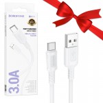 بسته 1+10 کابل تایپ سی (Type-C) بروفون (BOROFONE) طول 1 متر مدل BX111 (یک عدد هدیه)