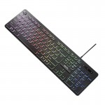 کیبورد سیمی بک لایت RGB تسکو (TSCO) مدل TK 8049