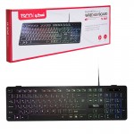 کیبورد سیمی بک لایت RGB تسکو (TSCO) مدل TK 8049