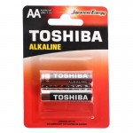 باتری قلمی توشیبا (TOSHIBA) مدل LR6GCA BP-2C 1.5V AA ALKALINE (کارتی 2 تایی)
