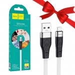 بسته 1+10 کابل اندروید (MicroUSB) فلت هوکو (hoco) طول 1 متر مدل X53 (یک عدد هدیه)