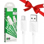 بسته 1+10 کابل اندروید (MicroUSB) هوکو (hoco) طول 1 متر مدل X88 (یک عدد هدیه)
