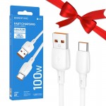 بسته 1+10 کابل تایپ سی (Type-C) بروفون (BOROFONE) طول 1 متر مدل BX93 100W (یک عدد هدیه)