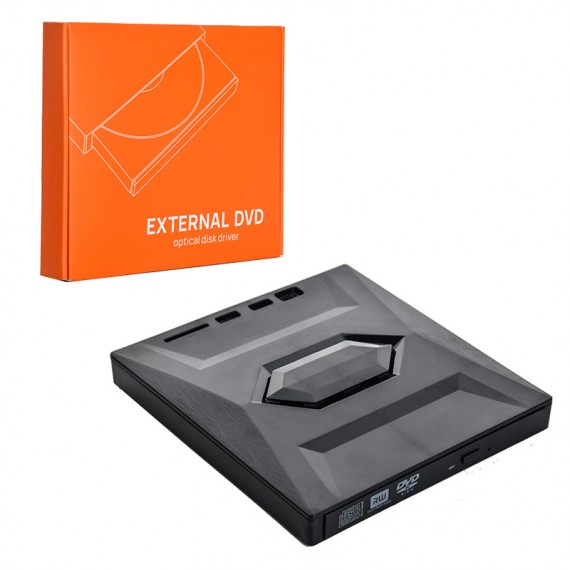 دی وی دی رایتر اکسترنال + هاب USB3.0 Type-C کی لینک (KLINK) مدل K-8260