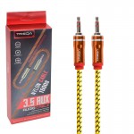 کابل 1 به 1 صدا (AUX) طول 1.5 متر Treqa مدل AUX-101
