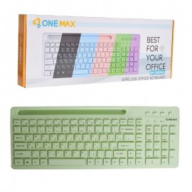 کیبورد بی سیم/ بلوتوث شارژی وان مکس (ONE MAX) مدل OM-3000WA